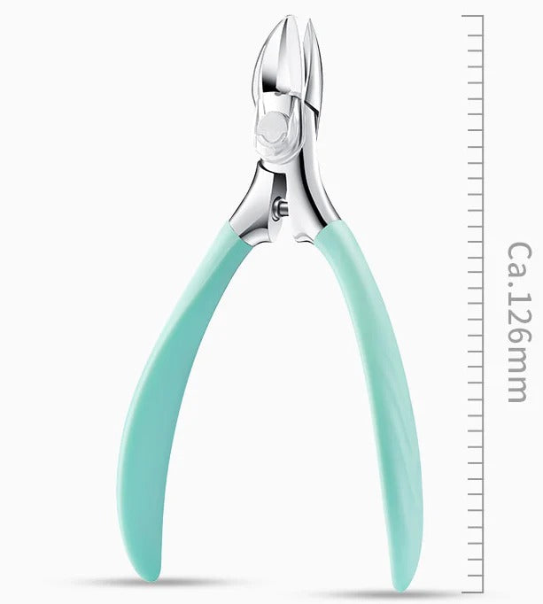 Senior nail clipper with splash guard – Ergonomic & Pain-free for Thick or Ingrown Toenails | Stornfield