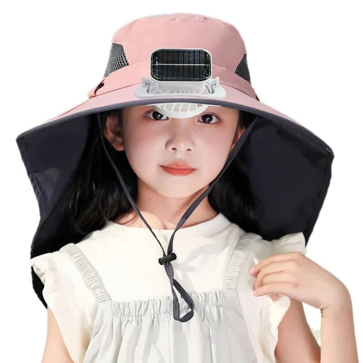 Adjustable Kids Solar Fan Hat | Stornfield