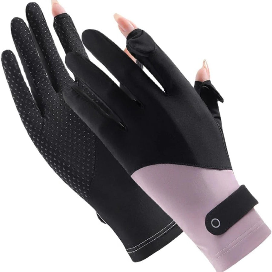 Stornfield | Womens Breathable UV Sun Protection Driving Gloves