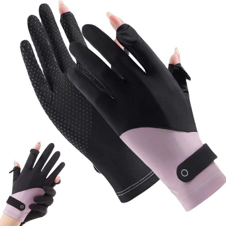 Stornfield | Womens Breathable UV Sun Protection Driving Gloves
