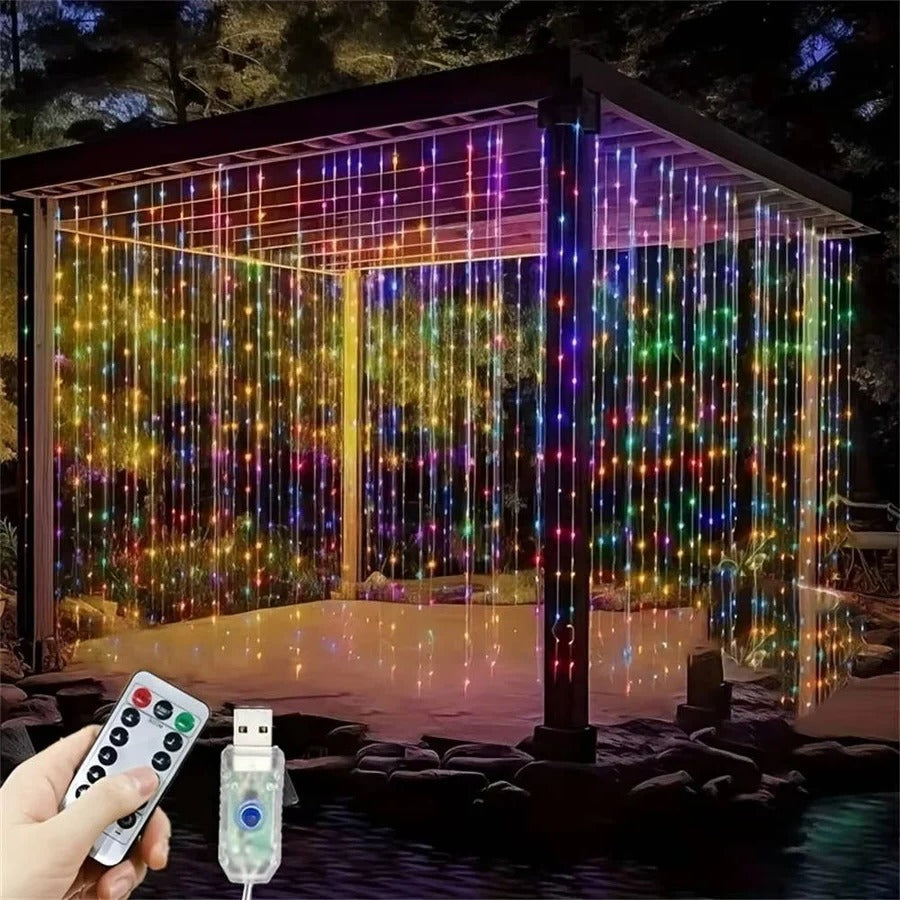Stornfield | Curtain LED Lights with Remote, USB Powered