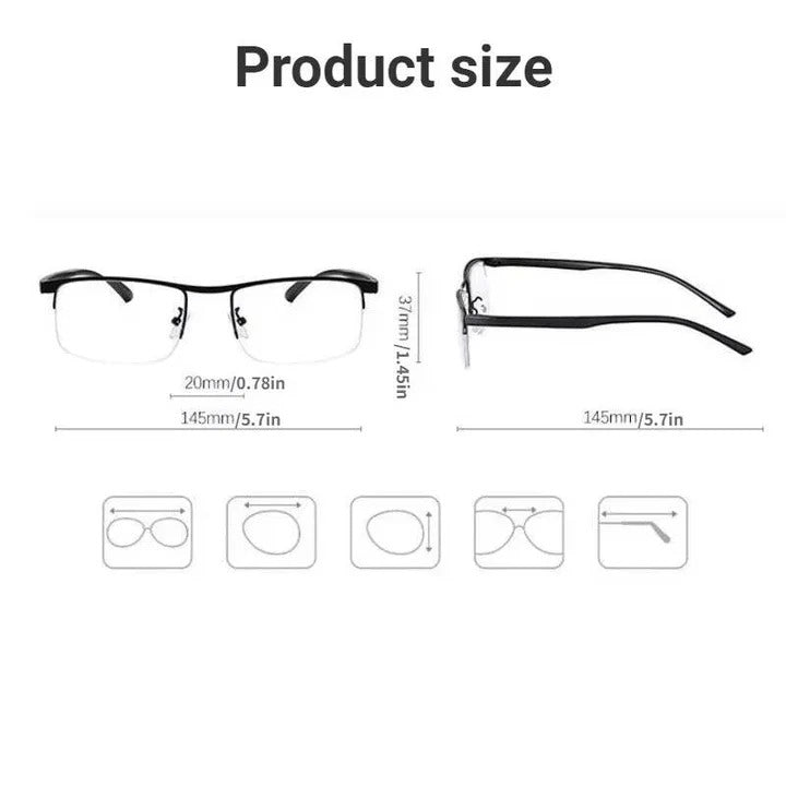 Stornfield | Smart Progressive Reading Glasses with Blue Light & UV Protection