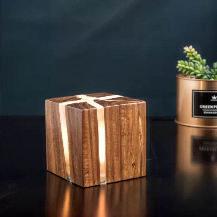 CrackLumen - Unique Stornfield Rustic Cracked Table Lamp