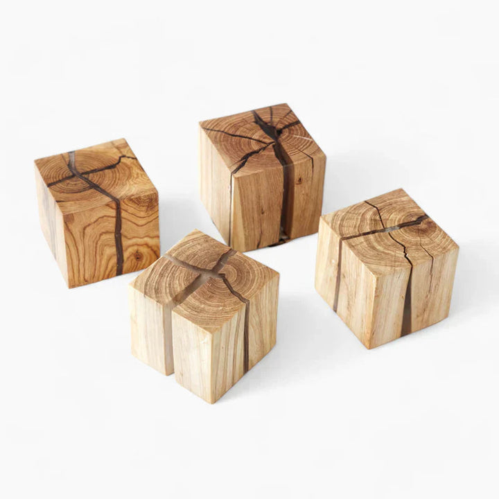 CrackLumen - Unique Stornfield Rustic Cracked Table Lamp