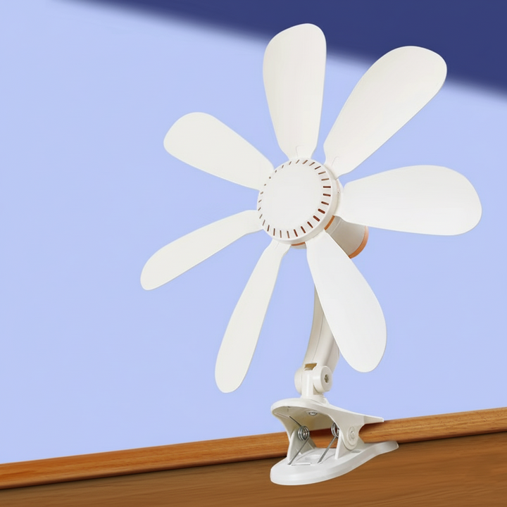 Portable Clip-On Desk & Bedside Fan | Stornfield