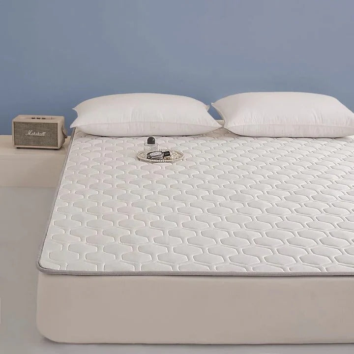 Quilted Cooling Mattress Pad with High-Density Cooling Fiber | Stornfield