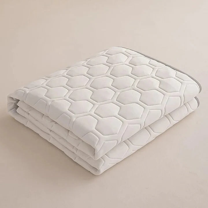 Quilted Cooling Mattress Pad with High-Density Cooling Fiber | Stornfield