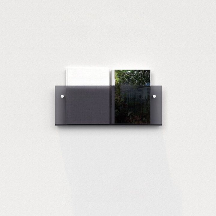 Stornfield | Wall Shelf Clear Acrylic Magazine Holder