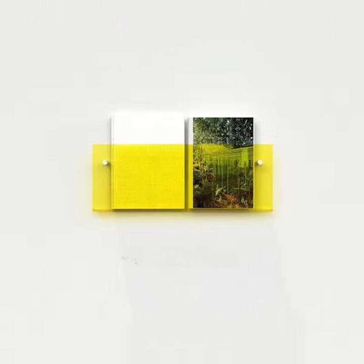 Stornfield | Wall Shelf Clear Acrylic Magazine Holder