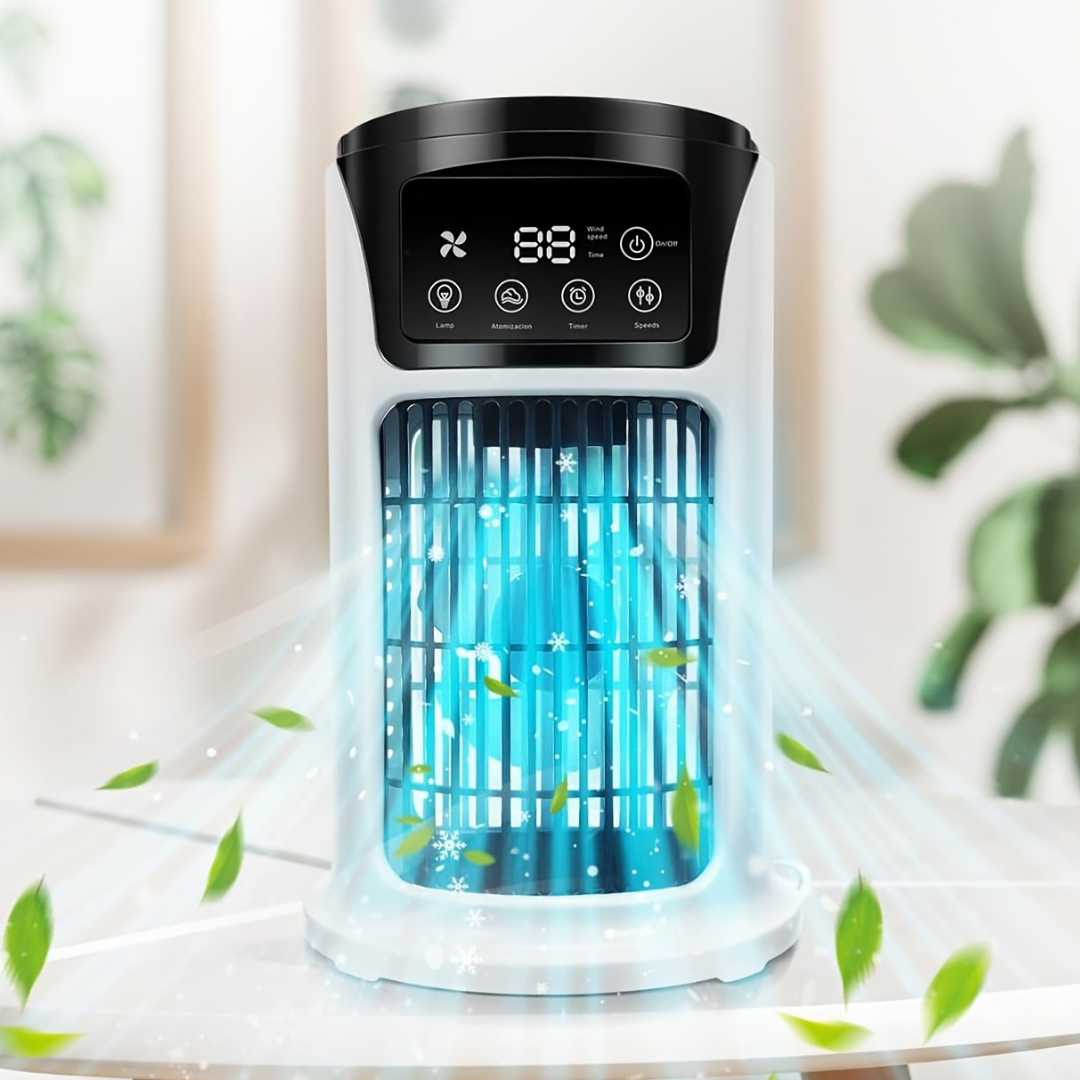Portable Air Cooler Humidifier Fan USB White | Stornfield