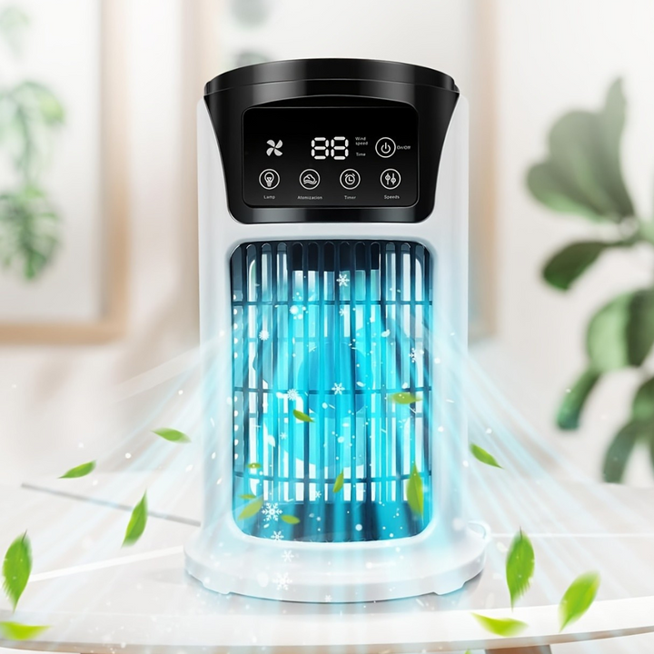 Portable Air Cooler Humidifier Fan USB White | Stornfield