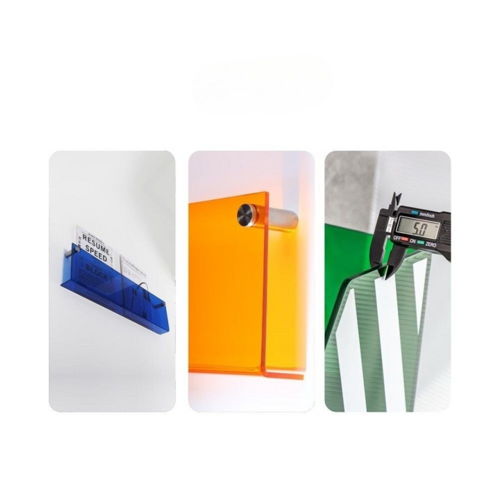 Stornfield | Wall Shelf Clear Acrylic Magazine Holder
