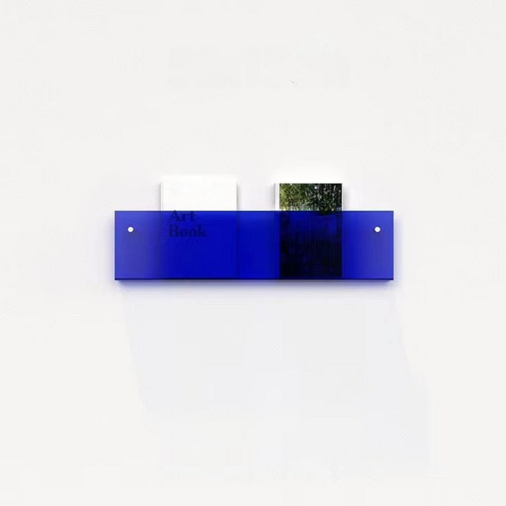 Stornfield | Wall Shelf Clear Acrylic Magazine Holder