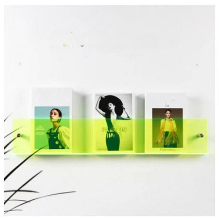 Stornfield | Wall Shelf Clear Acrylic Magazine Holder