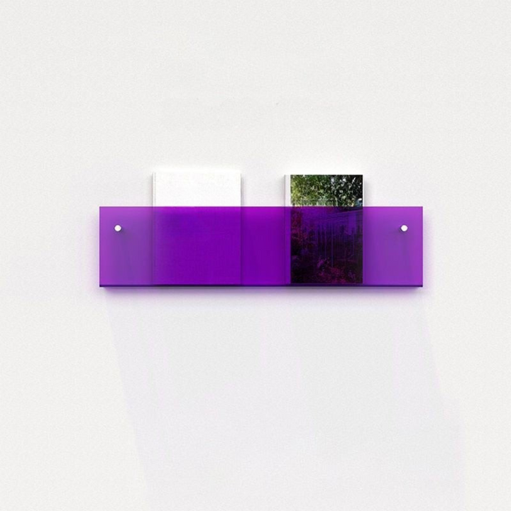 Stornfield | Wall Shelf Clear Acrylic Magazine Holder