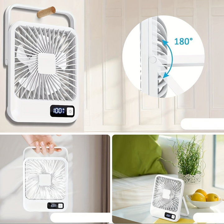 Portable USB Rechargeable Table Cooling Fan | Stornfield