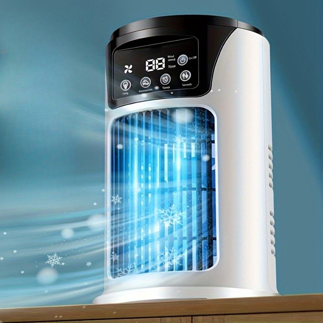 Portable Air Cooler Humidifier Fan USB White | Stornfield