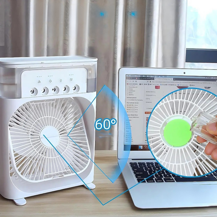 Air Cooler Fan with Night Light Feature | Stornfield