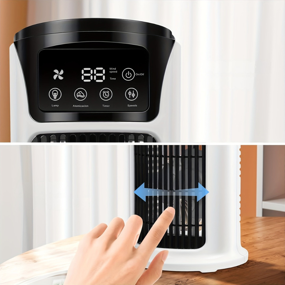 Portable Air Cooler Humidifier Fan USB White | Stornfield