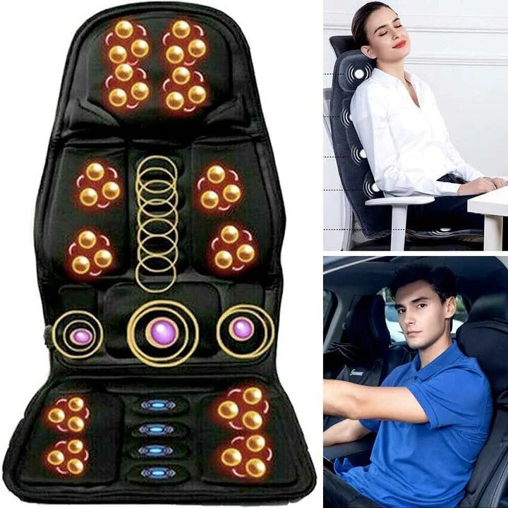 Stornfield | 8 Mode Massage Chair Pad With Heated Back Neck Cushion