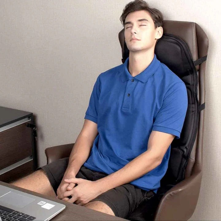 Stornfield | 8 Mode Massage Chair Pad With Heated Back Neck Cushion