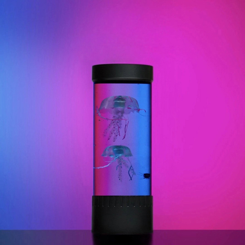 SerenitySphere - LED Aquarium Jellyfish Lamp | Soothing Lava Lamp with 7 Colors | Atmospheric Lighting | Stornfield