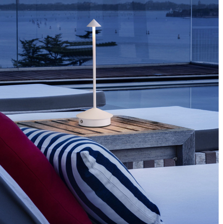 ZenLume | Stornfield Minimalist, Waterproof, Dimmable Wireless LED Table Lamp
