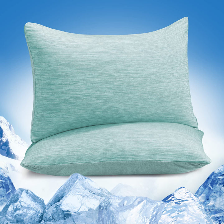 Revolutionary Green Cooling Pillowcases Set of 2 –  Pro Q-Max 0.4 | Stornfield