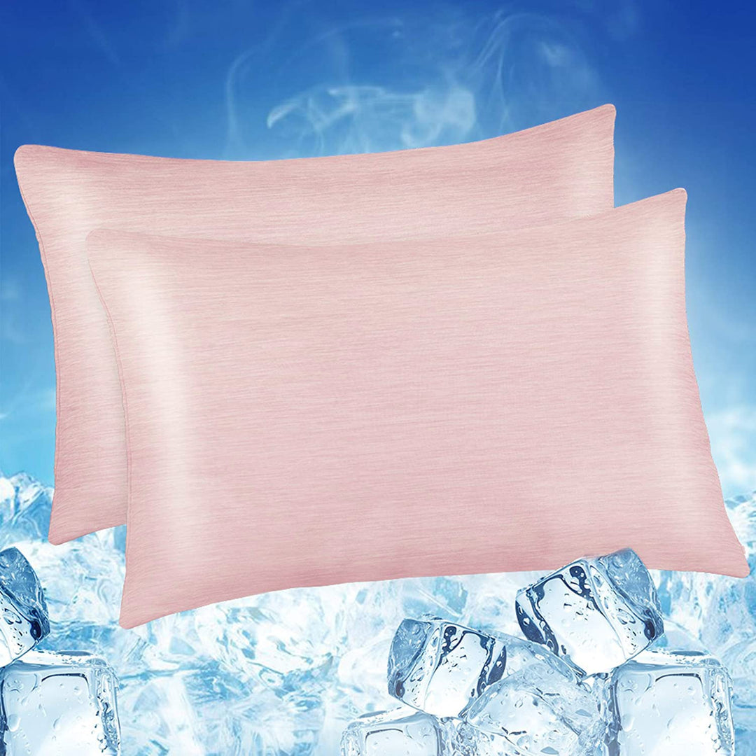 Revolutionary Light Pink Cooling Pillowcases Set of 2 –  Pro Q-Max 0.4 | Stornfield