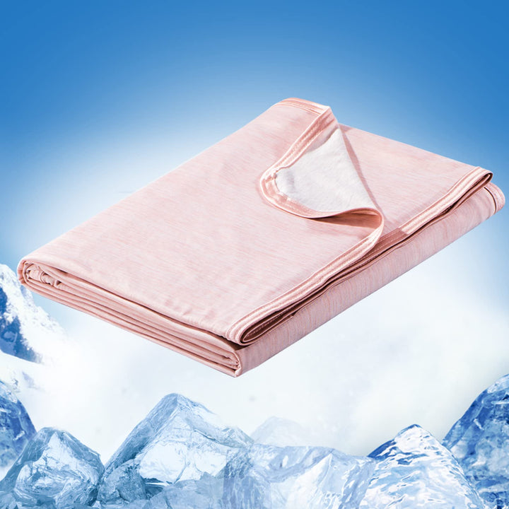 Light Pink Cooling Blanket –  3.0, Q-Max>0.5, Multi-Size Options | Stornfield