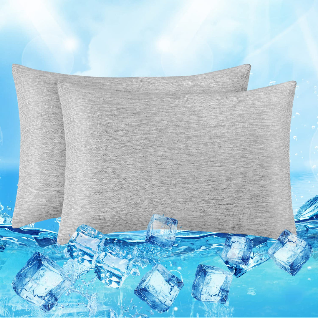Revolutionary Gray Cooling Pillowcases Set of 2 –  Pro Q-Max 0.4 | Stornfield