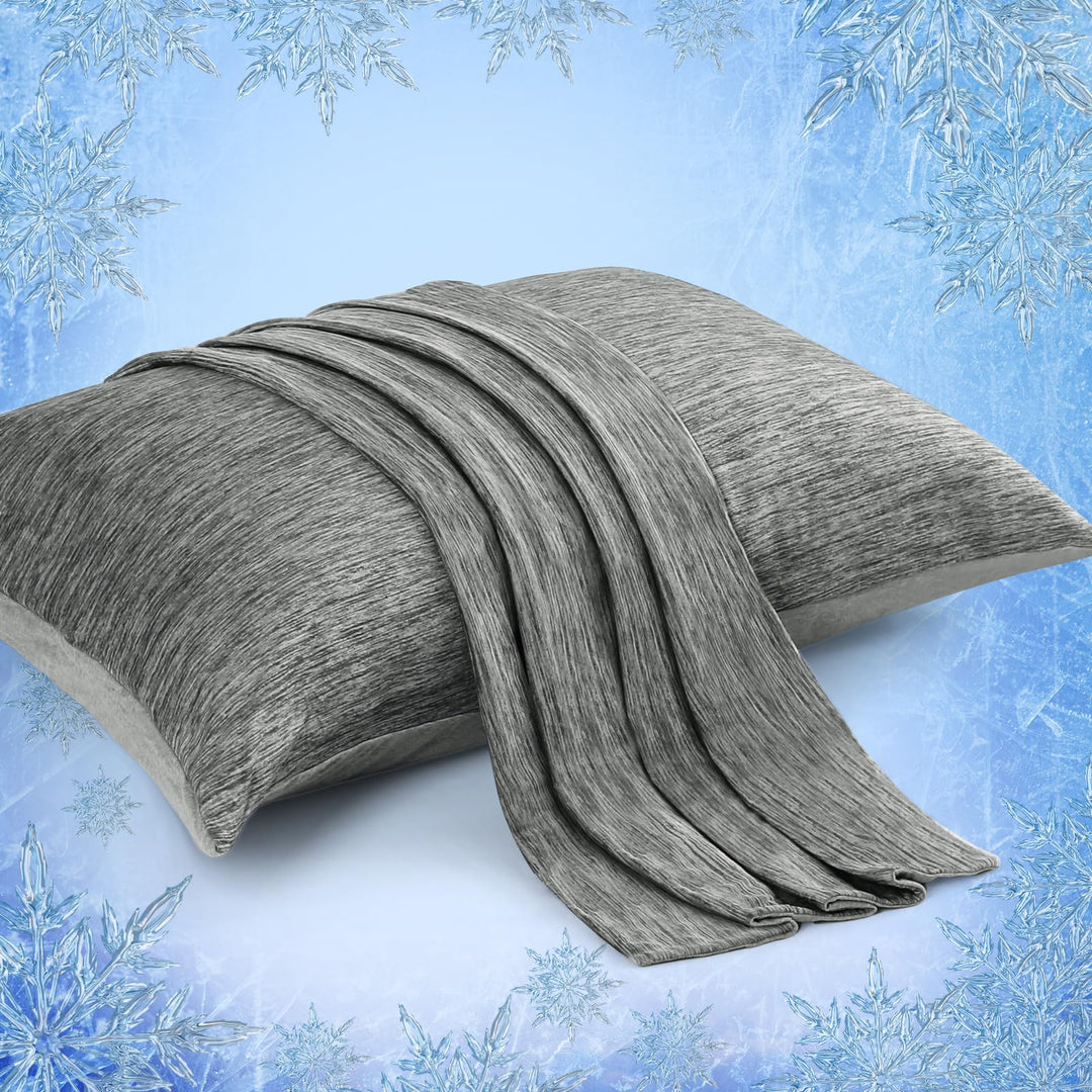 Revolutionary Black Cooling Pillowcases Set of 2 –  Pro Q-Max 0.4 | Stornfield