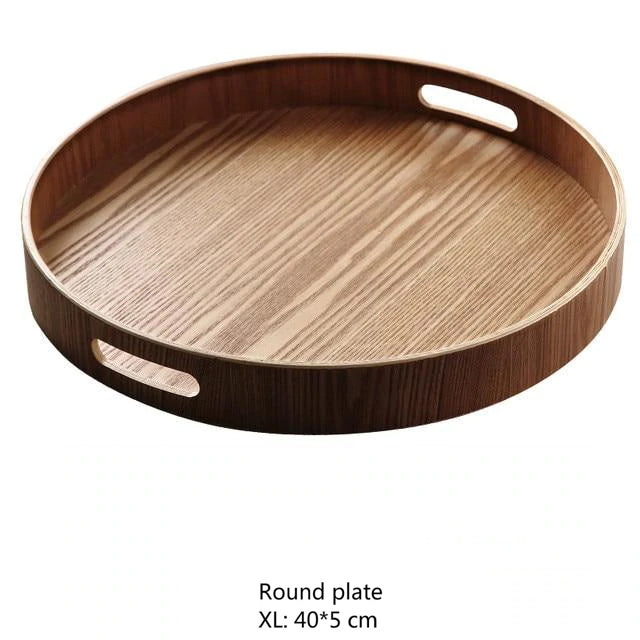 Stornfield | Thin Wooden Round Serving Trays