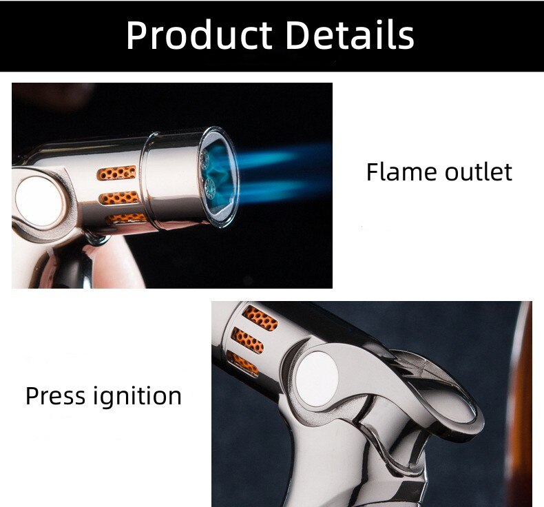 Space Rocket Metal Windproof Turbo Lighter | Stornfield