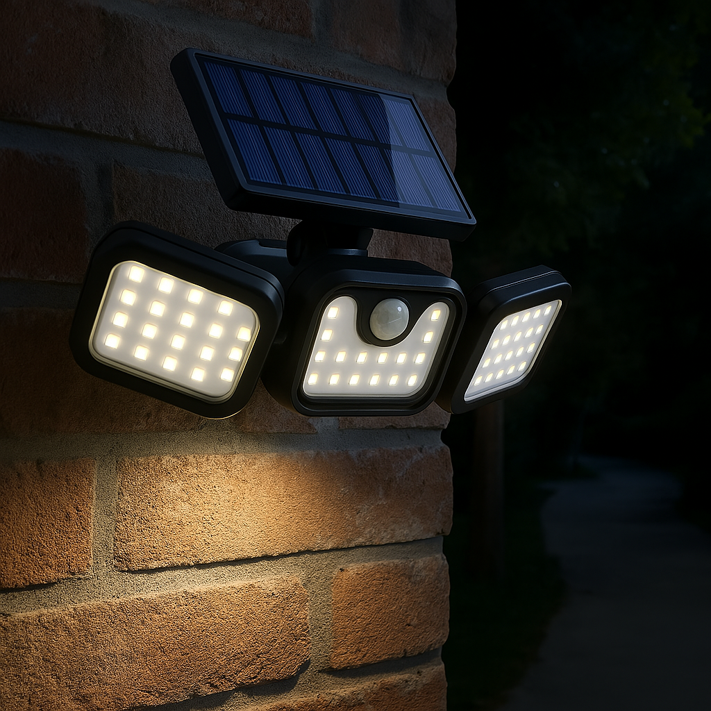 Power Save Motion Activated Outdoor Solar Lamp | Stornfield