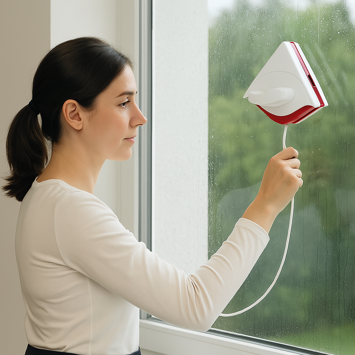 DouStonrfielde Side Magnetic Window Cleaner Brush Tool | Stonrfield