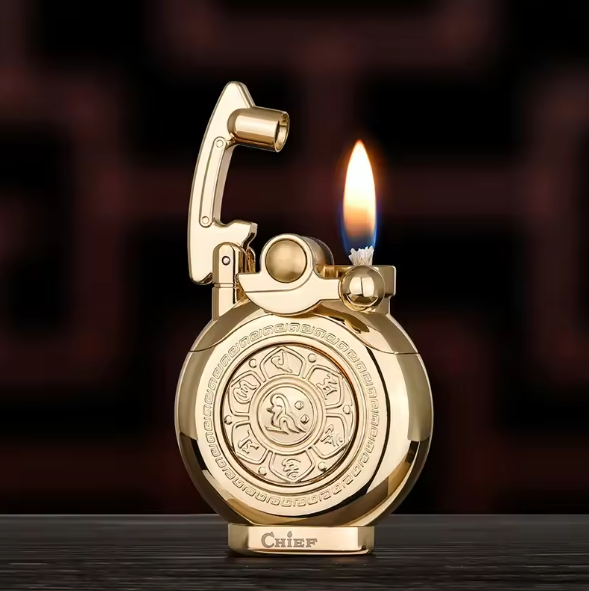 Mechanical Flip Top Kerosene Windproof Lighter | Stornfield