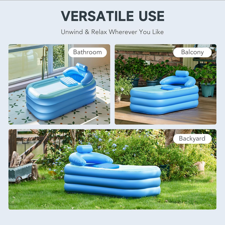 Portable Inflatable Spa Relaxing Full Bathtub | Stornfield
