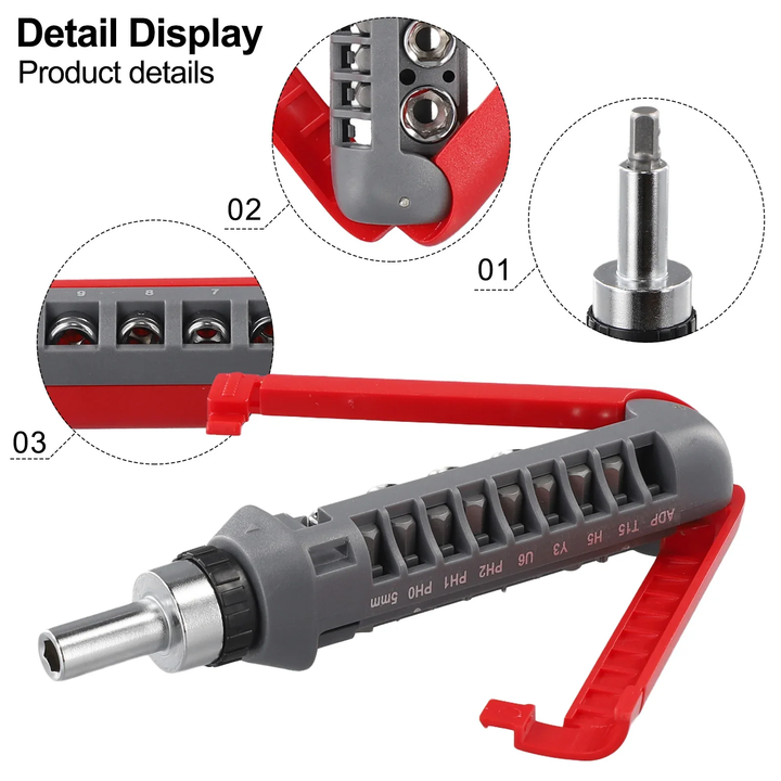 Modular Head Ratchet Screwdriver Tool Set | Stornfield