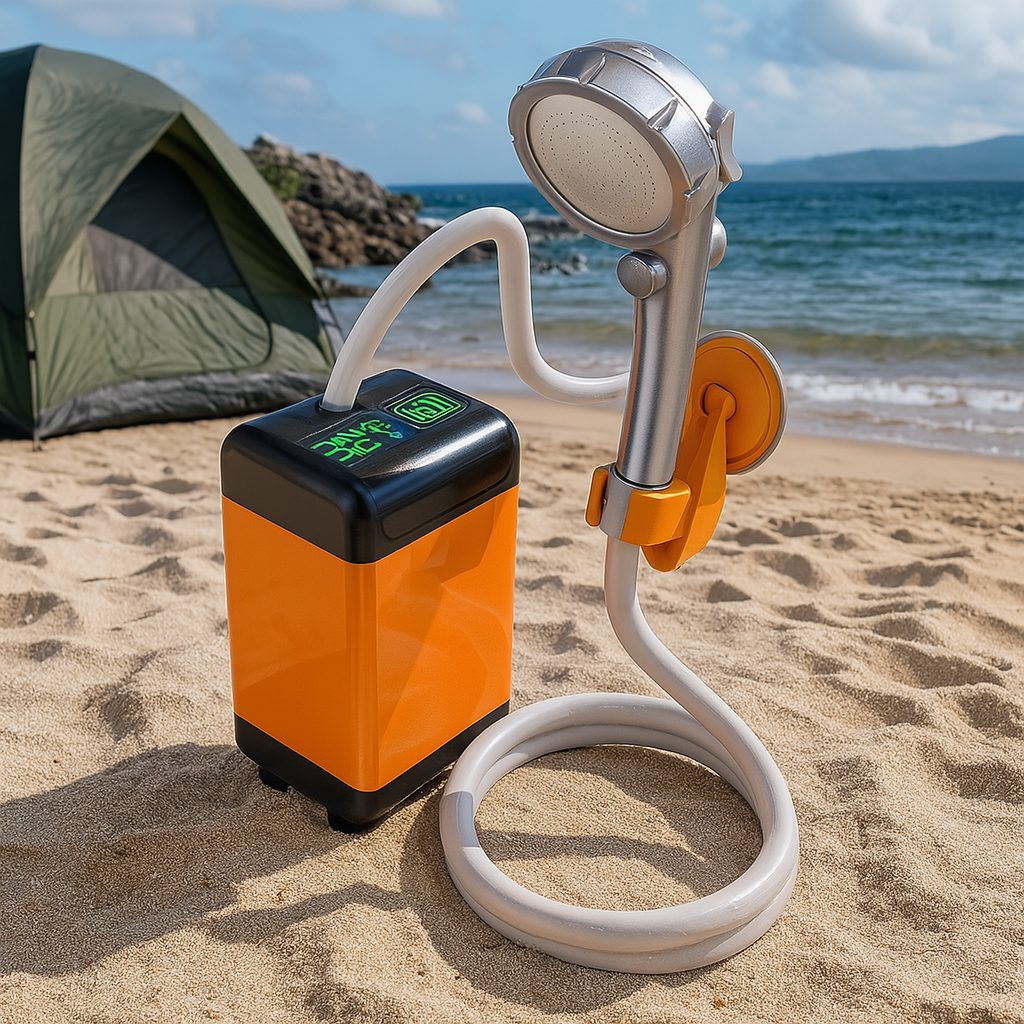 Go Travel Portable Rechargeable USB Outdoor Shower Pump | Stornfield