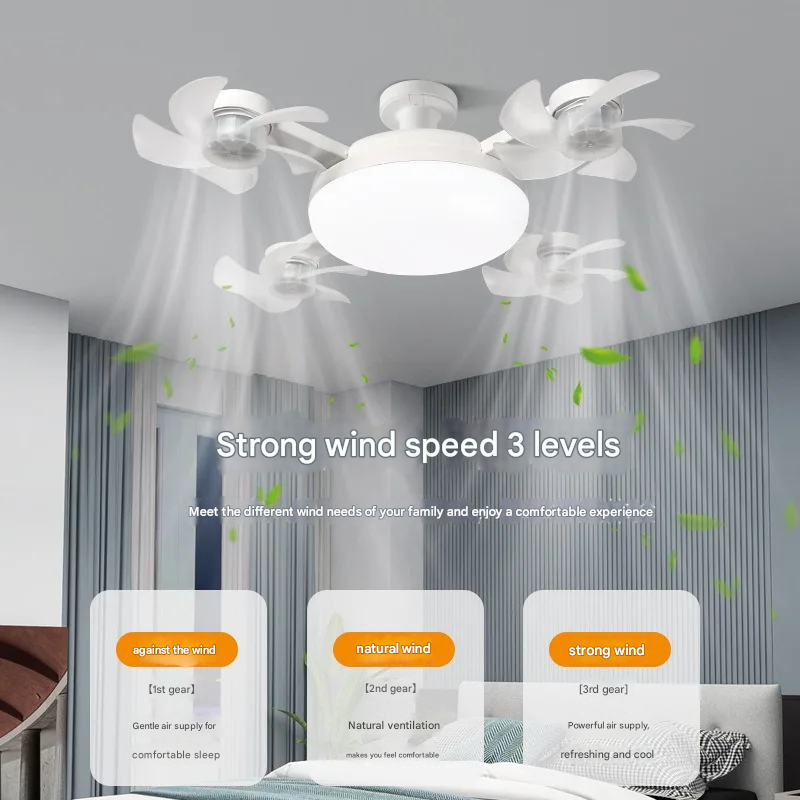 Multi Cooler Fast Ceiling LED Fan Light | Stornfield