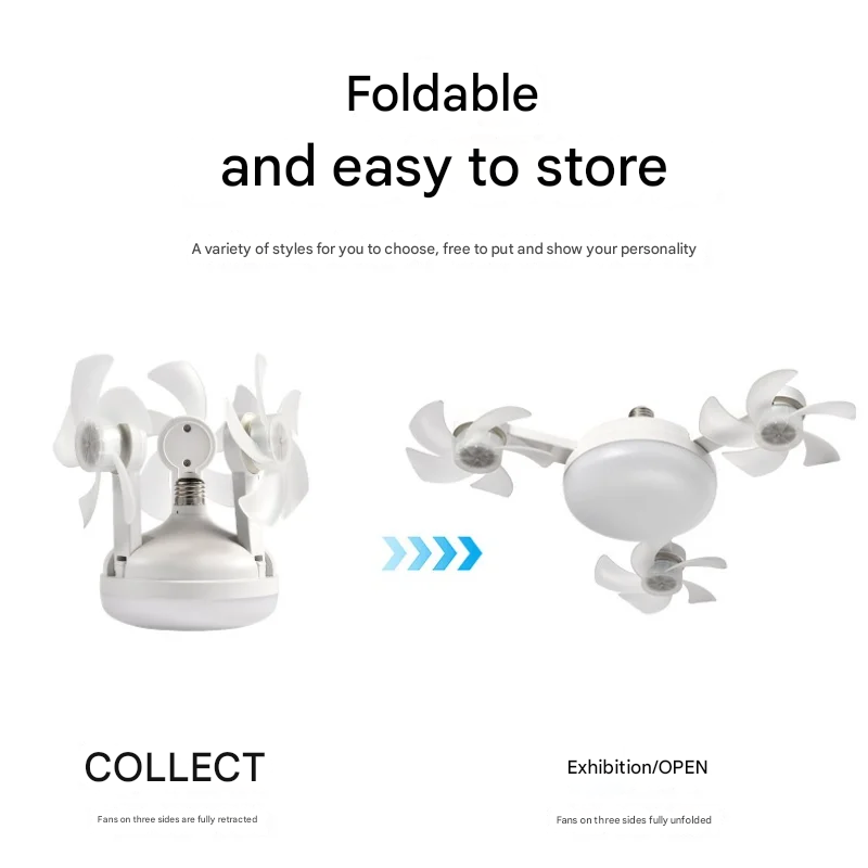 Multi Cooler Fast Ceiling LED Fan Light | Stornfield