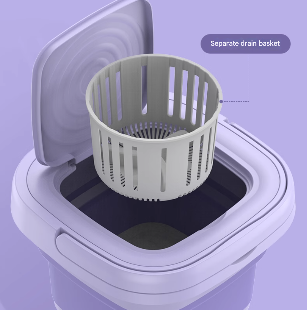 Travel Friendly Portable Foldable Automatic Washing Machine | Stornfield