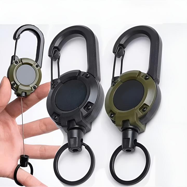 Trail Lock Anti-Lost Retractable Carabiner Keychain | Stornfield