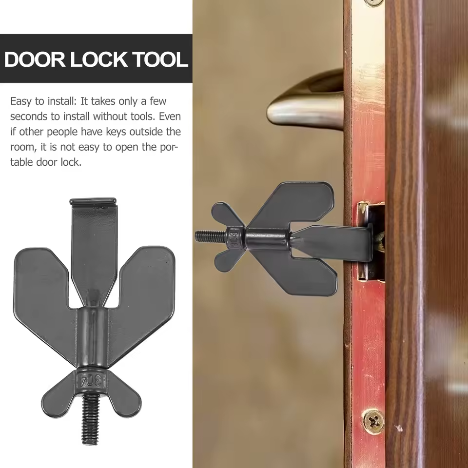 Portable Travel Security Door Stopper Lock | Stornfield