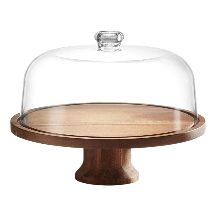 Stornfield | Cake Stand Serving Plate Tray, Acacia Wood