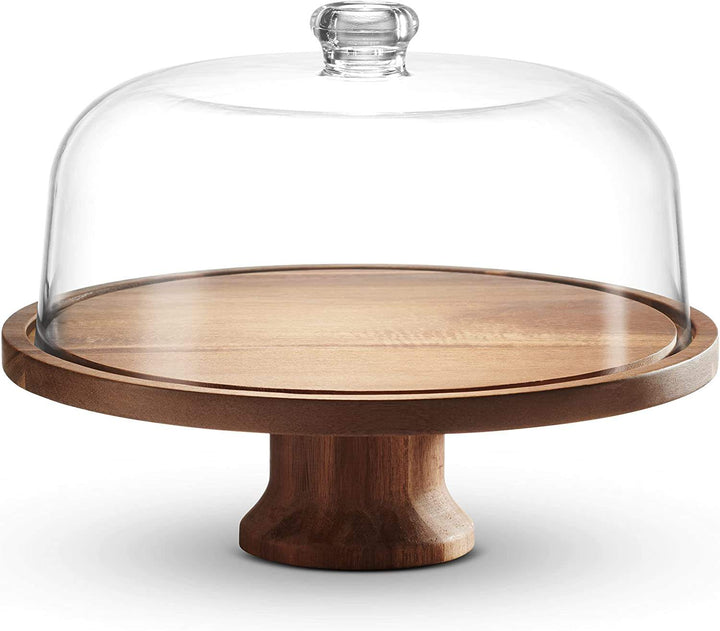 Stornfield | Cake Stand Serving Plate Tray, Acacia Wood