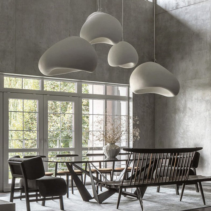 Stornfield | ZenGlow Wabi Sabi Pendant Light | Minimalist Design | Elegant Hanging Light for Living Room & Dining Room