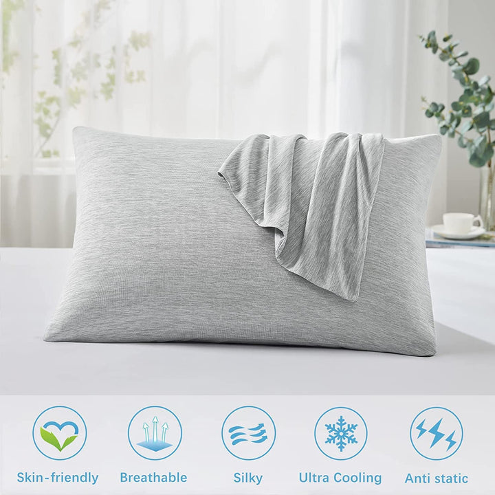 Revolutionary Gray Cooling Pillowcases Set of 2 –  Pro Q-Max 0.4 | Stornfield