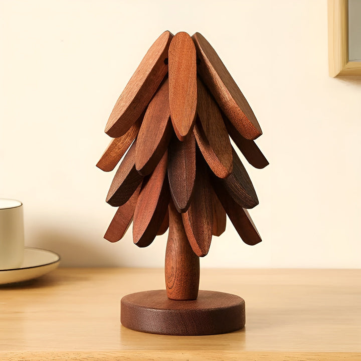 Christmas tree coaster foldaStornfielde – Decorative & Practical | Ideal for drinks & holidays | Stornfield